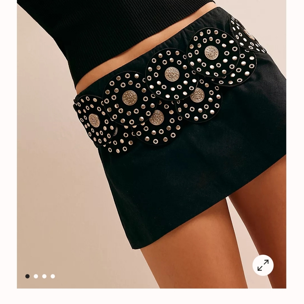 Free People Xena Studded Hip Belt